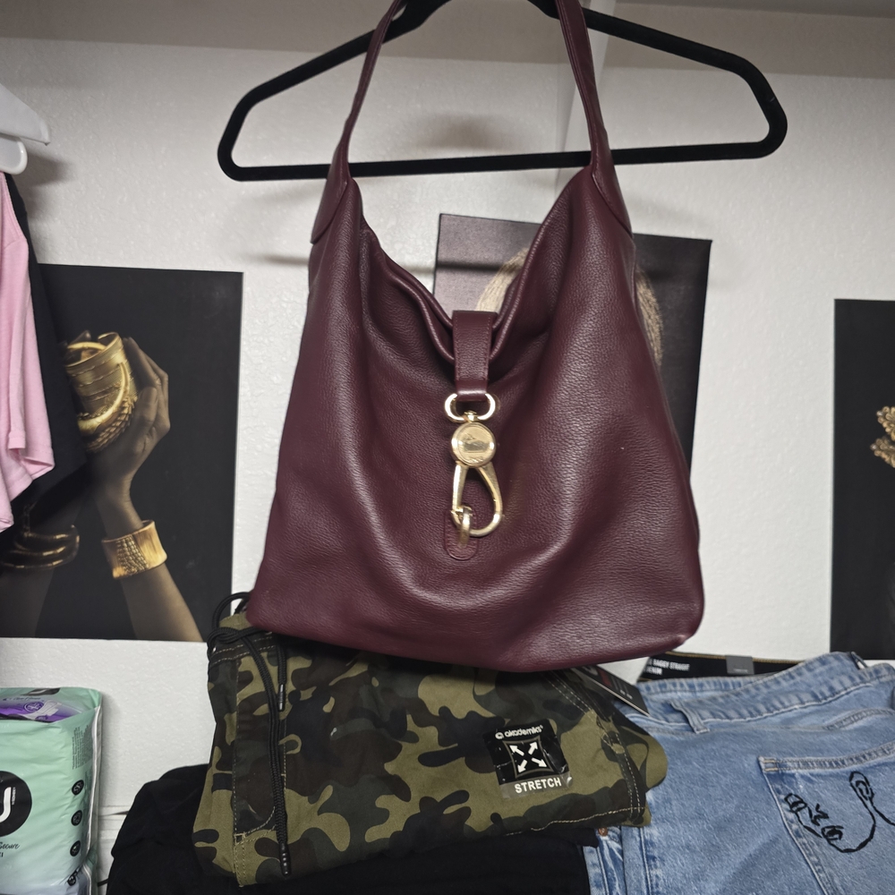 Dooney & Bourke Rich Burgundy Hobo Bag